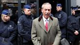 Police order closure of right-wing conference attended by Nigel Farage and Suella Braverman