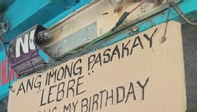 PUJ driver offers free rides, snacks to passengers on his birthday