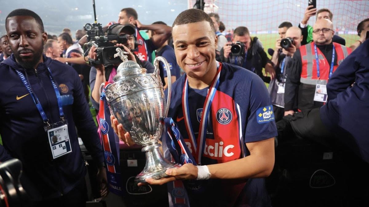 Real Madrid target Kylian Mbappe says he will announce his future 'in a few days' after PSG win French Cup