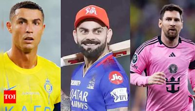 'Virat Kohli up there with Cristiano Ronaldo and Lionel Messi': Former Kiwi skipper hails India superstar | Cricket News - Times of India