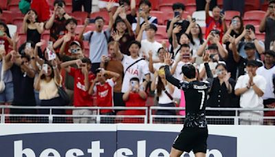 Son scores twice as South Korea advances in Asian World Cup qualifying