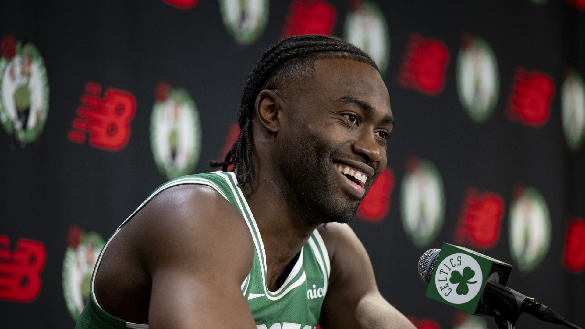 Celtics media day highlights: Jaylen Brown 'extremely motivated,' Porzingis targets December return