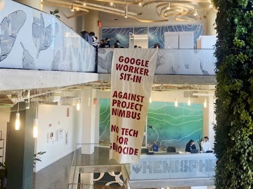 Google workers arrested after protesting company’s work with Israel