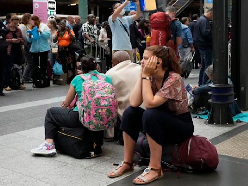 French rail lines disrupted by ‘coordinated sabotage’ ahead of Paris Olympics opening ceremony