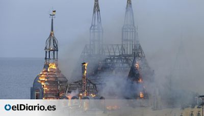 Un ataque ruso destruye el "castillo de Harry Potter" de Odesa