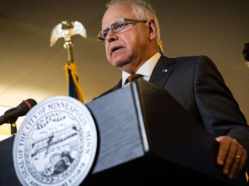 Minnesota Gov. Tim Walz doesn’t rule out VP role as presidential nomination race is reset