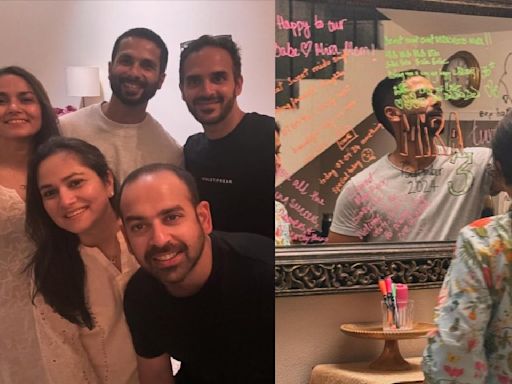 Shahid Kapoor's wife Mira Rajput drops UNSEEN PICS from her birthday celebrations and it's a guarantee of instant happiness