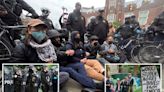 Cops in riot gear storm anti-Israel ‘tent city’ on UPenn campus