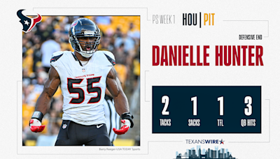 Texans vs. Steelers Player of the Game: DE Danielle Hunter