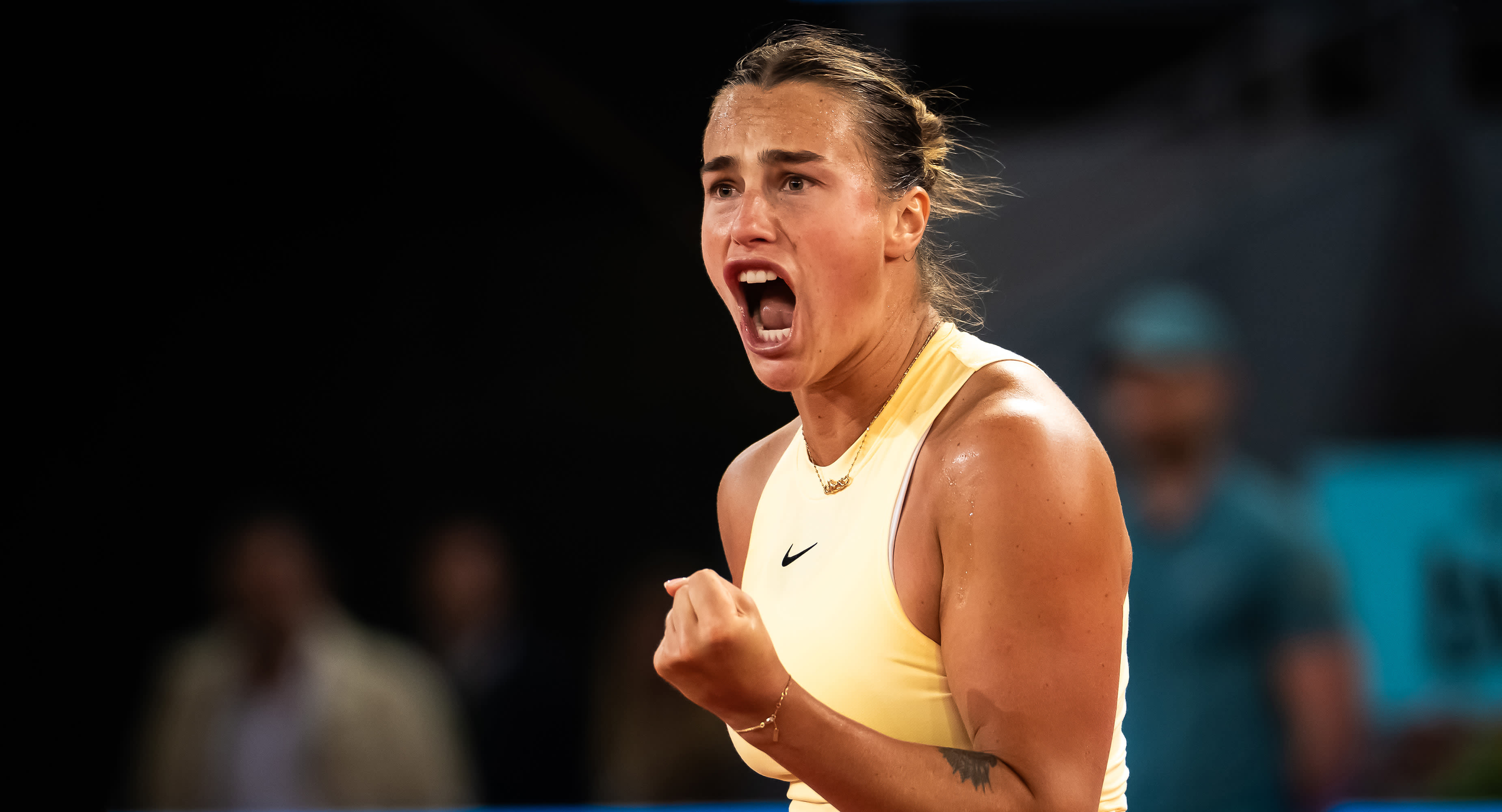 Aryna Sabalenka snaps Danielle Collins' 15-match win streak in Madrid comeback effort | Tennis.com