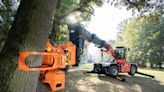 Manitou's new Woodcracker Tree Saw for MRT rotating telehandlers