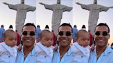 Marcello Melo Jr. batiza filho caçula, Joaquim, em igreja no Cristo Redentor