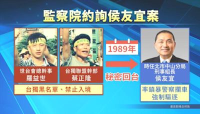 為35年前舊案約談侯友宜 國民黨批監察院政治追殺