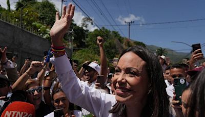 María Corina Machado vota en comicios presidenciales: “Es el acto cívico más importante de la historia contemporánea de Venezuela” - La Tercera