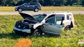 SUV overturns across median cables in I-44 crash