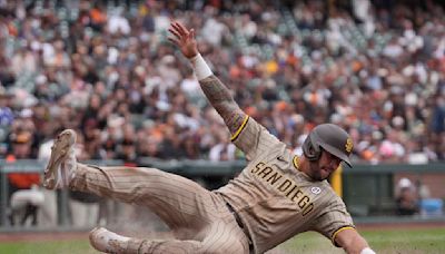 Padres beat Giants 4-3 in 10 innings for sweep, overcoming first righty Splash Homer by Ramos