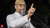 'Stop Savarkar-type cowardly behaviour and face me': MP Asaduddin Owaisi shares Delhi residence vandalised with black ink