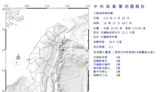 快訊/地牛睡醒了！16:27花蓮秀林4.1地震 最大震度3級