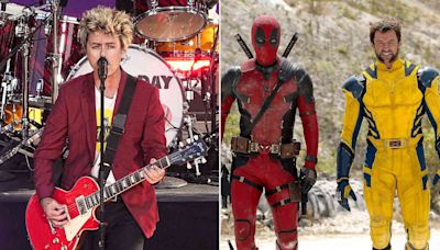 Green Day's Billie Joe Armstrong loses it as bandmates surprise him on stage dressed as Deadpool and Wolverine