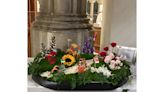 'Sing it with flowers' - church displays are based on hymns