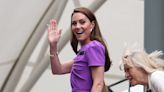 Kate Middleton delights fans at Wimbledon as she presents trophy in rare public outing