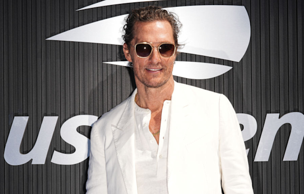 Matthew McConaughey Stylishly Shows True Patriotism At US Open