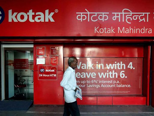Kotak Mahindra Bank shares fall after KVS Manian resigns, Nuvama downgrade
