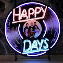 Happy Days neon sign 60 cm - StefVintageStore