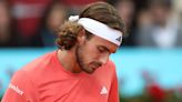 Stefanos Tsitsipas explotó de furia tras perder el primer game del partido