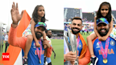 Rohit Sharma’s heartwarming moments with his daughter after T20 World Cup win are winning our hearts too - Times of India