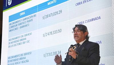 Miraflores ejecutó el 78% de sus proyectos de inversión pública en lo que va del año