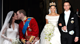 From Prince William and Kate to the Crown Prince and Princess of Jordan: The most lavish royal weddings