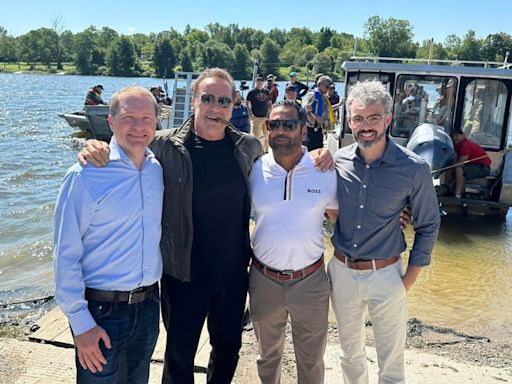 Arnold Schwarzenegger spotted filming in London, Ont.