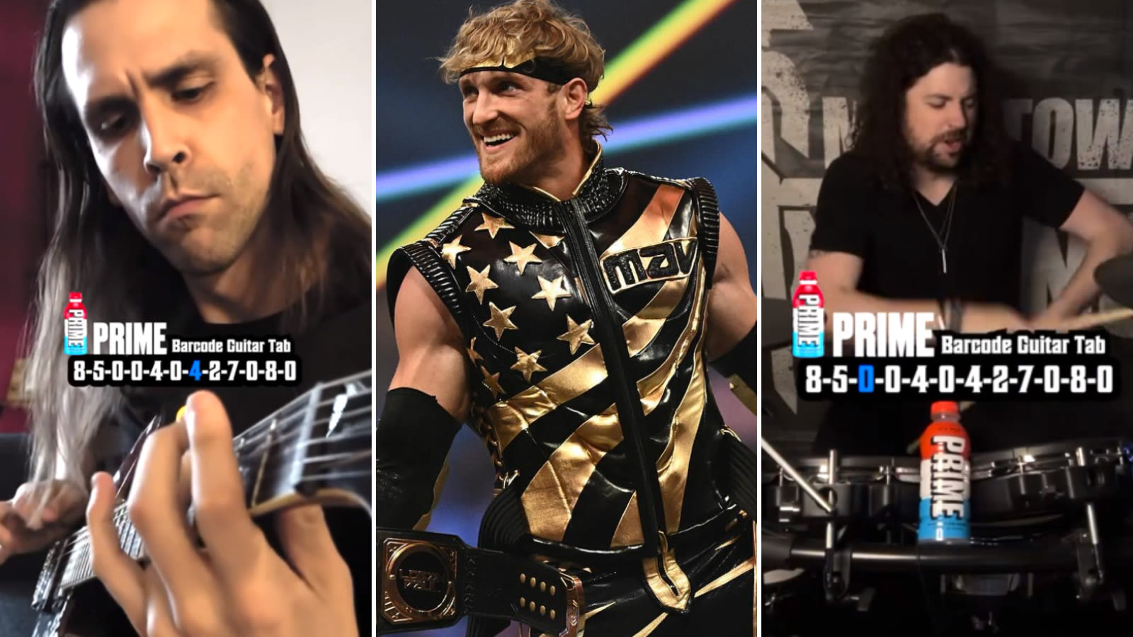 Band makes song with Prime bottle barcode & Logan Paul wants it as his WWE theme - Dexerto