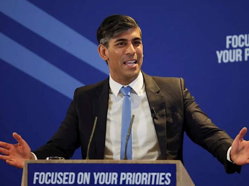 Britain's Rishi Sunak struggles with missteps while trying to lift Conservatives ahead of elections