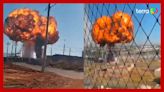Explosão em subestação de energia gera enorme bola de fogo em Goiânia