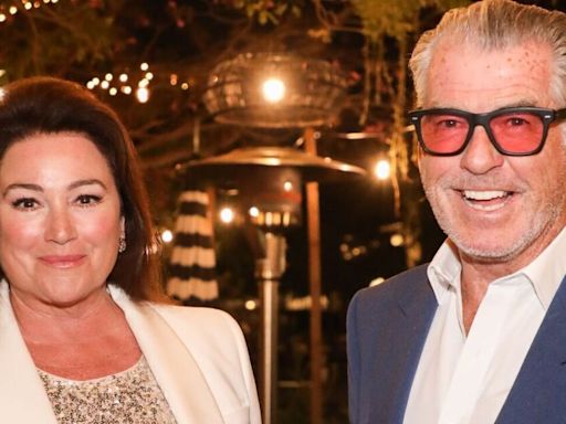 Pierce Brosnan praised as he celebrates anniversary with 'beautiful' wife