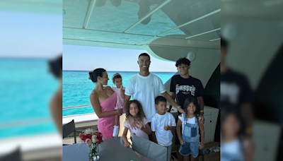 Cristiano Ronaldo And Georgina Rodriguez Make Beach Time The Best Time With Their Kids