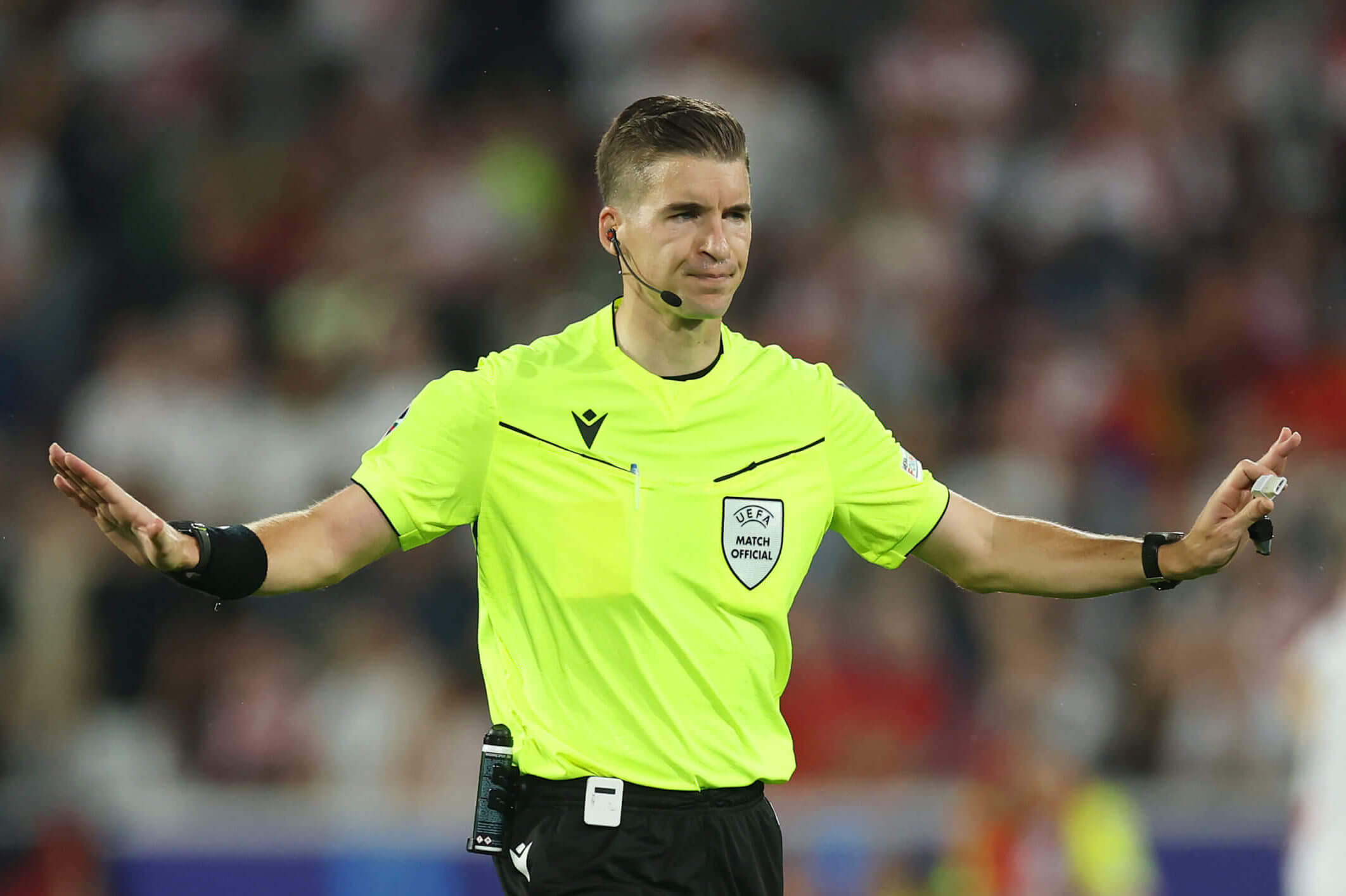 Who is Euro 2024 final referee Letexier? Part-time bailiff and history maker