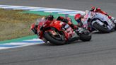 Ducati también domina el test MotoGP de Jerez con di Giannantonio; Marc Márquez, de nuevo tras Bagnaia