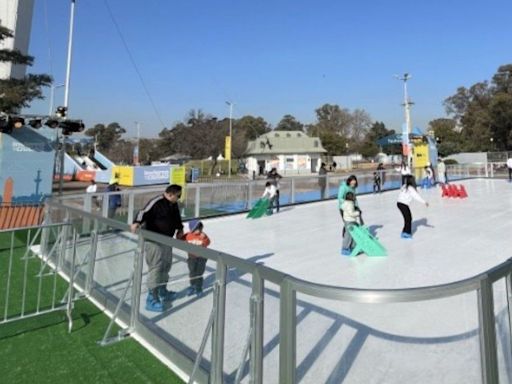 Una pista de hielo con entrada libre y gratuita en Buenos Aires