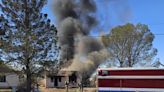 Fire damages Las Cruces home, detached structure