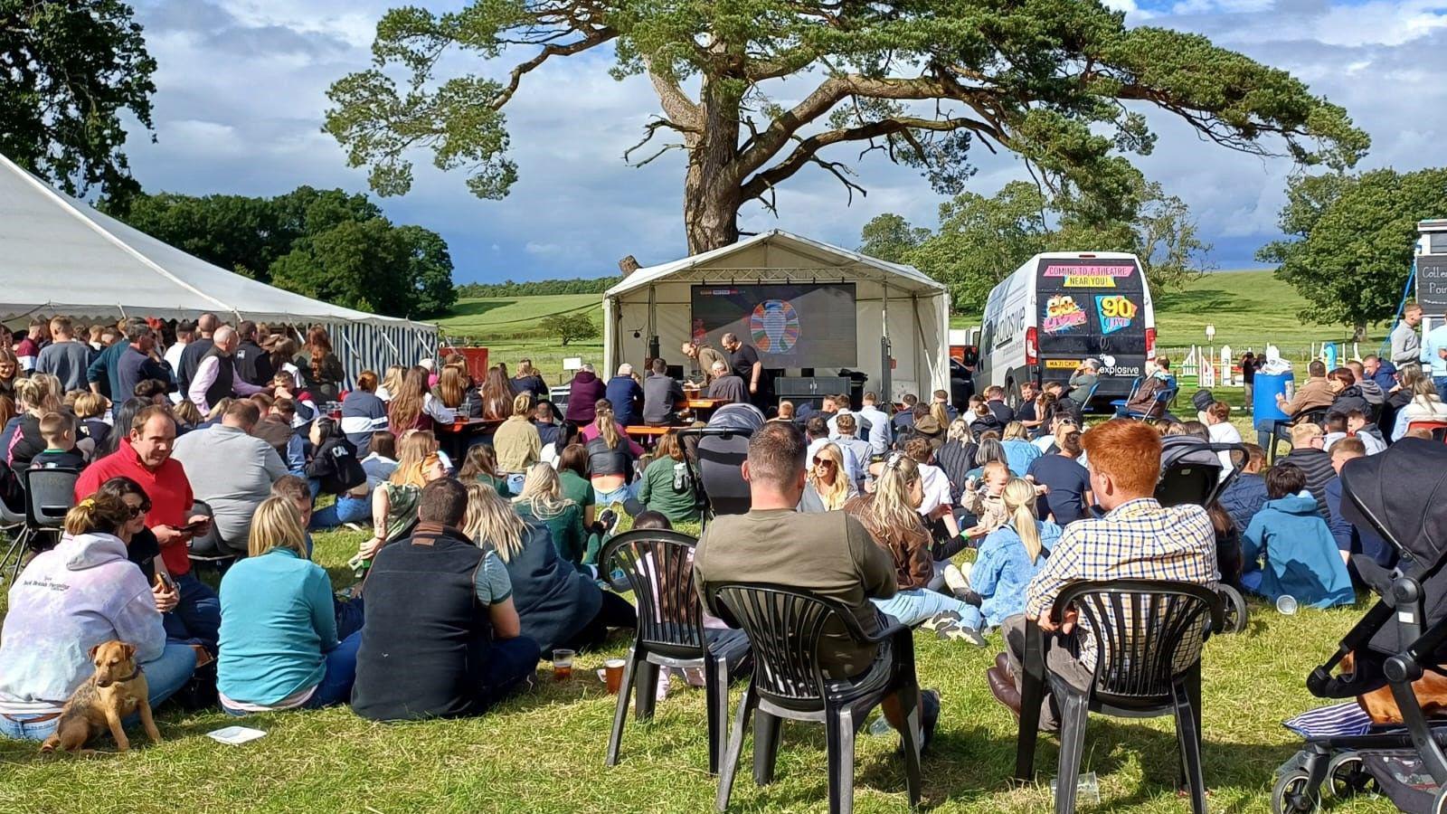 Euros big screen at agricultural show 'huge success'