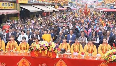 大甲媽遶境抵嘉義！祝壽大典聚集數10萬人 場面超壯觀