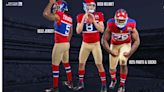 New York Giants' throwback uniforms unveiled. Here's more about the "Century Red" look.