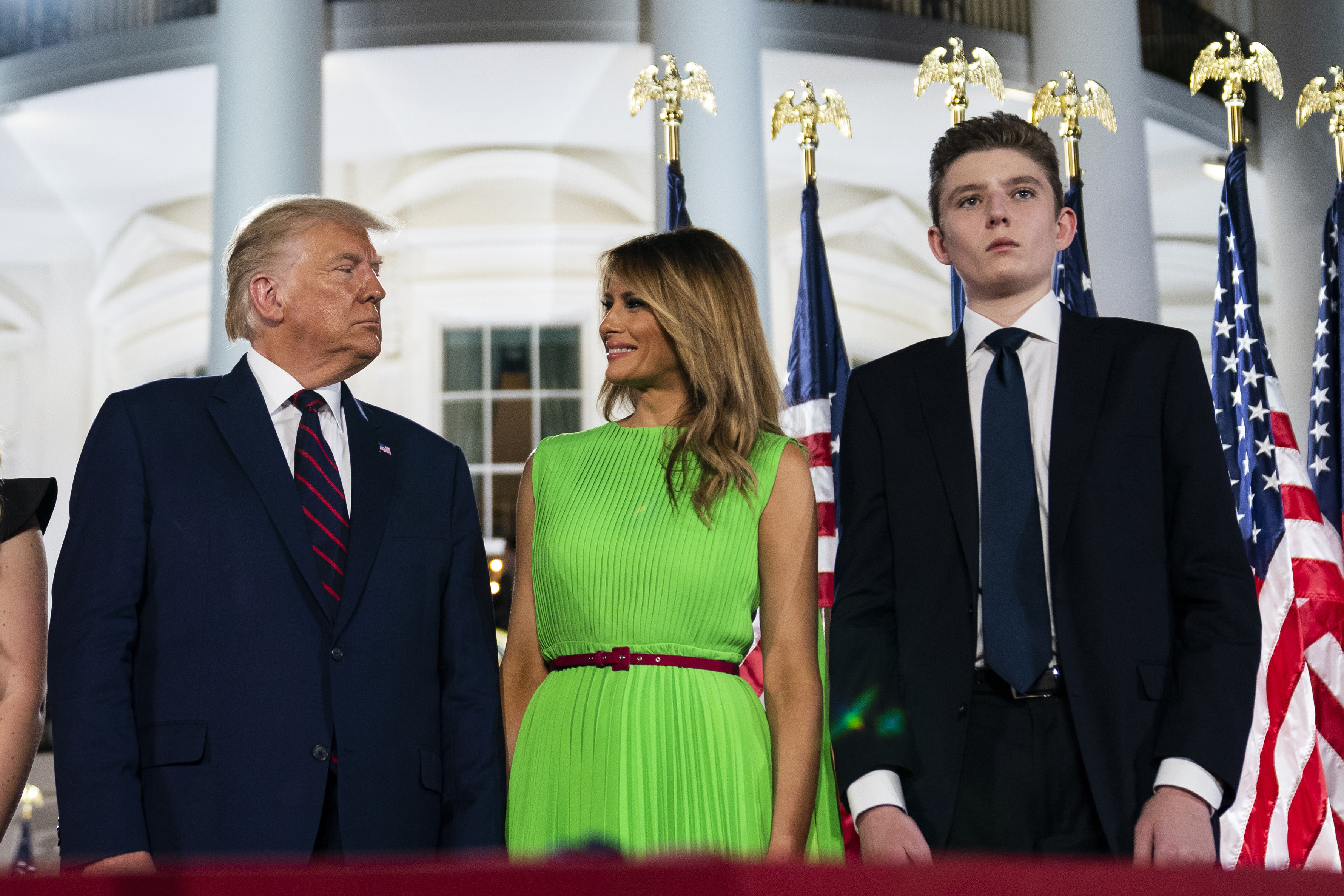 Melania Trump absent on first night of the Republican convention