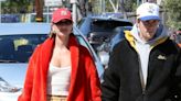 Hailey and Justin Bieber Coordinate in Fuzzy Coats for a PDA-Filled Lunch Date