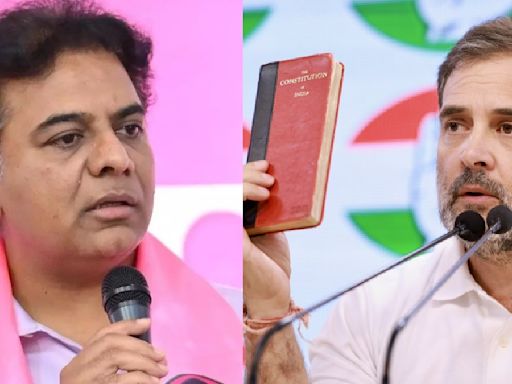 BRS' KT Rama Rao Slams Congress Over MLA Defection, Says Rahul Gandhi Does Oscar-Level Acting In Parliament