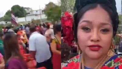 Reportan balacera en cierre de campaña de Rosalinda López, candidata de Morena a Matías Romero, Oaxaca