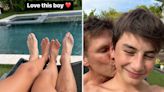 Tom Brady Shares Sweet Poolside Photos with Son Ben After Christmas Celebrations: 'Love This Boy'